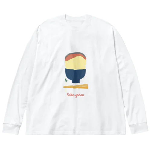 sake gohan ビッグシルエットロングスリーブTシャツ