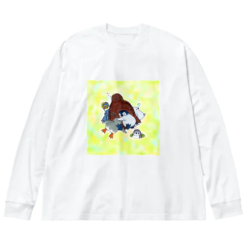 まどろみヒナーズ Big Long Sleeve T-Shirt