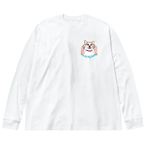 ビョーンされた犬 Big Long Sleeve T-Shirt