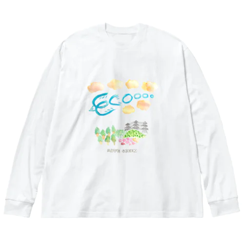 エコバード ビッグシルエットロングスリーブTシャツ