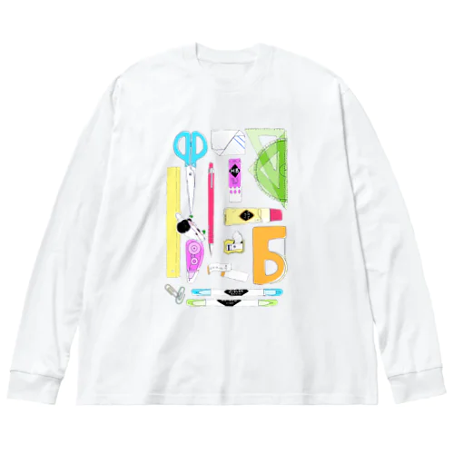 お道具箱 Big Long Sleeve T-Shirt