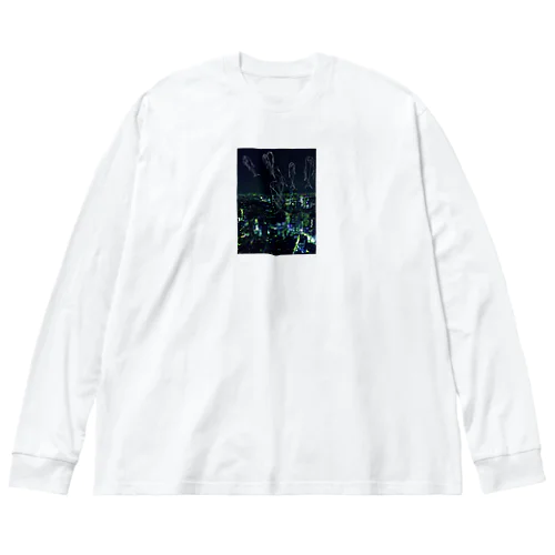 whale ビッグシルエットロングスリーブTシャツ