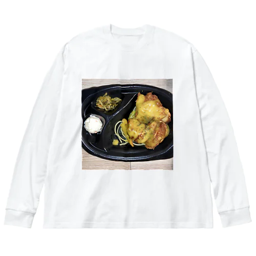 夜ご飯 Big Long Sleeve T-Shirt