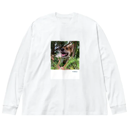 とびだす犬 ロゴ入り Big Long Sleeve T-Shirt