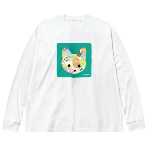 miette+a×mo=ka　Green ビッグシルエットロングスリーブTシャツ