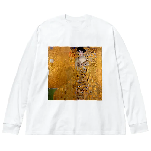 グスタフ・クリムト（Gustav Klimt） / 『アデーレ・ブロッホ＝バウアーの肖像 I』（1907年） Big Long Sleeve T-Shirt