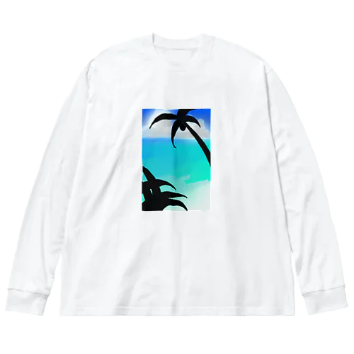 常夏ハワイ Big Long Sleeve T-Shirt