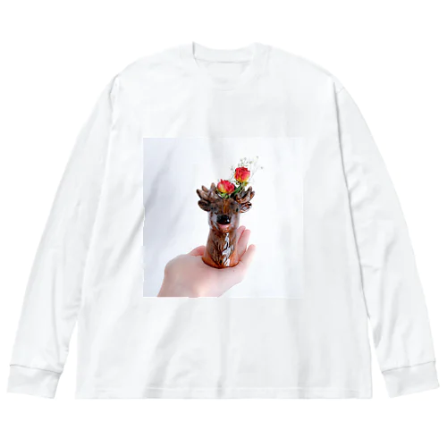 鹿の子 ビッグシルエットロングスリーブTシャツ