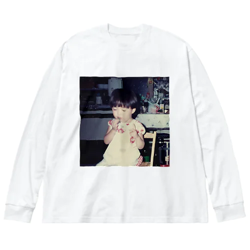 枝豆食べてる Big Long Sleeve T-Shirt