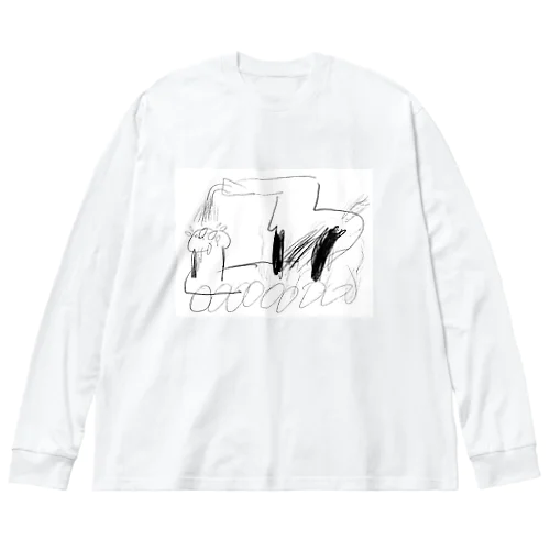 収穫機 ビッグシルエットロングスリーブTシャツ