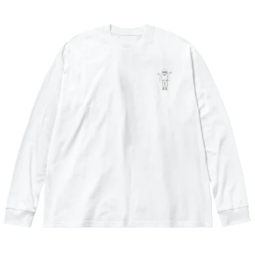 ロンT着てる人のロンT 루즈핏 롱 슬리브 티셔츠