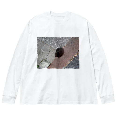 黒猫女の子の手鞠さん Big Long Sleeve T-Shirt