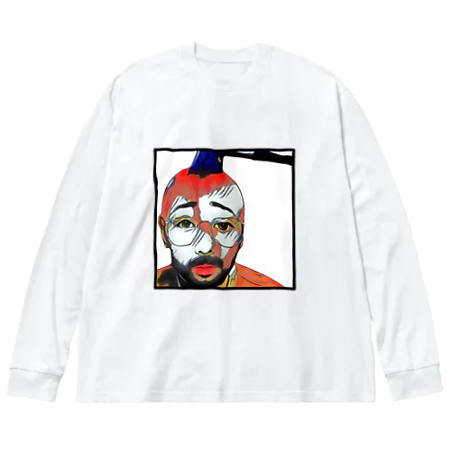 【ヒゲと斧】 Big Long Sleeve T-Shirt