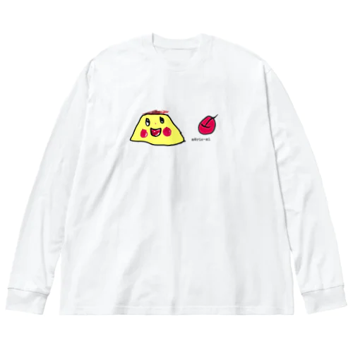 ぷりんちゃん ビッグシルエットロングスリーブTシャツ