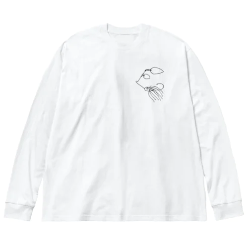 ゆるいスピナーベイト ビッグシルエットロングスリーブTシャツ