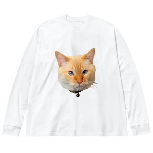 なにも言わずともねこ好き宣言ができる❗️ドヤ顔ネコちゃん Big Long Sleeve T-Shirt