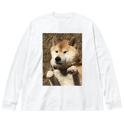 少し歪んだぽてくん Big Long Sleeve T-Shirt