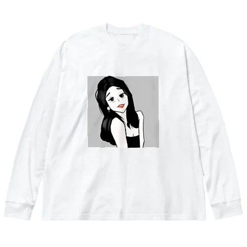 綺麗なお姉さん Big Long Sleeve T-Shirt