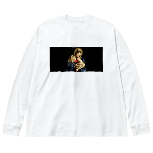 聖母子 Big Long Sleeve T-Shirt