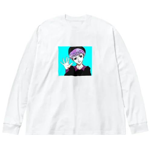 ゆうしん工房-14 Big Long Sleeve T-Shirt