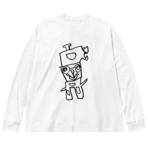 ロエル君4歳 （BW）  Big Long Sleeve T-Shirt