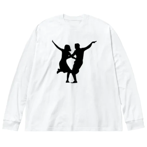 Courtship dance ビッグシルエットロングスリーブTシャツ