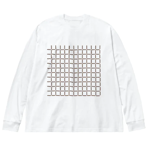 ラックレール（格子模様） Big Long Sleeve T-Shirt