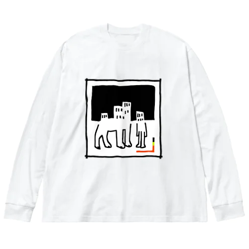 よるのこ ビッグシルエットロングスリーブTシャツ