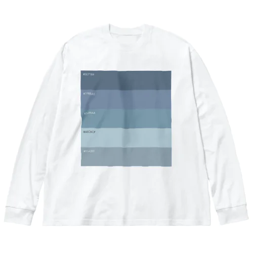 青の名前 Big Long Sleeve T-Shirt