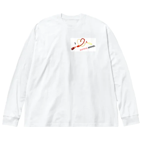 ケチャップ+マヨ　Ketchup and Mayonnaise ビッグシルエットロングスリーブTシャツ