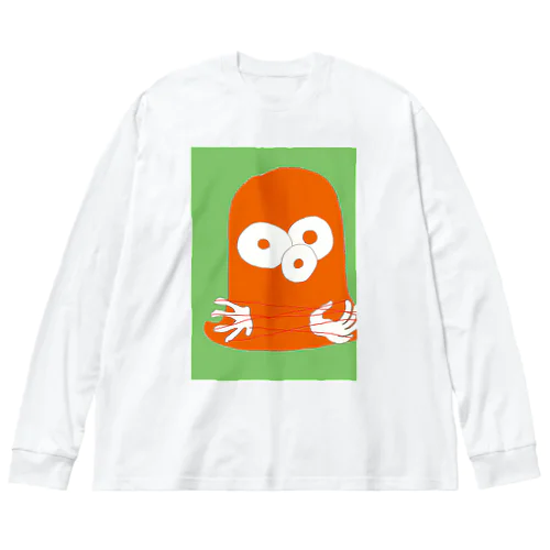 あやとりするタコウインナー Big Long Sleeve T-Shirt