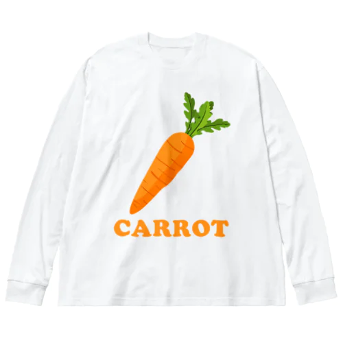 CARROT-ニンジン- Big Long Sleeve T-Shirt