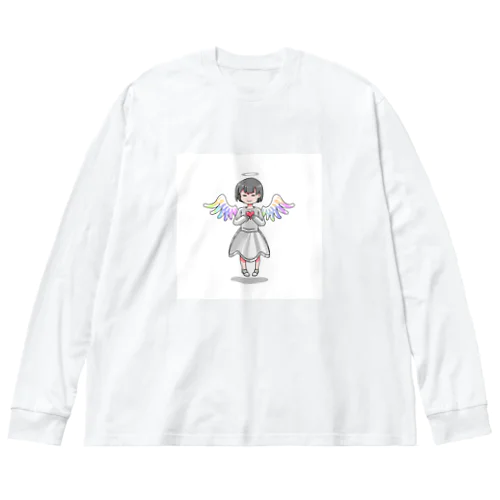 天使ちゃん Big Long Sleeve T-Shirt