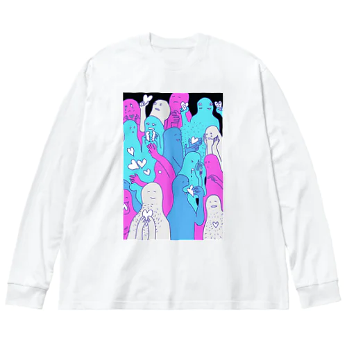 ヒトヒトヒト Big Long Sleeve T-Shirt