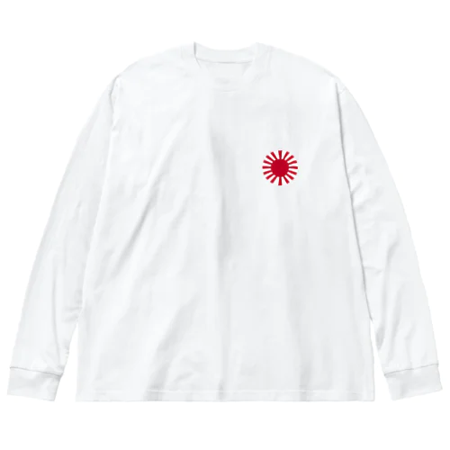 【プチ旭日旗】シリーズ Big Long Sleeve T-Shirt