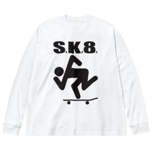 SxKx8x ビッグシルエットロングスリーブTシャツ