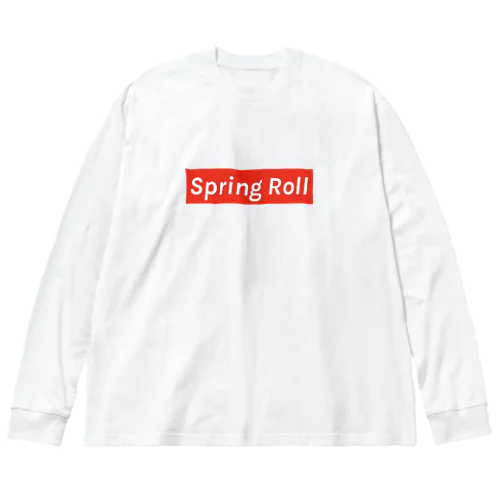 ボックスロゴ 春巻 Big Long Sleeve T-Shirt