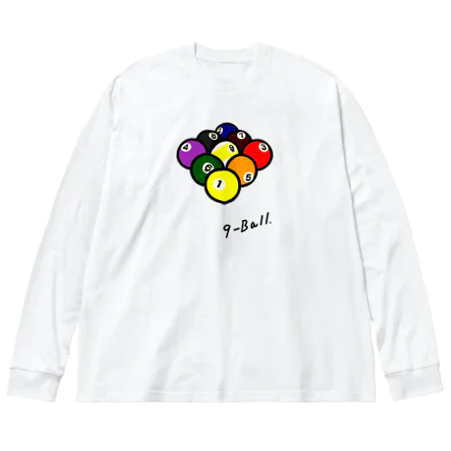 9-ball♪ Big Long Sleeve T-Shirt