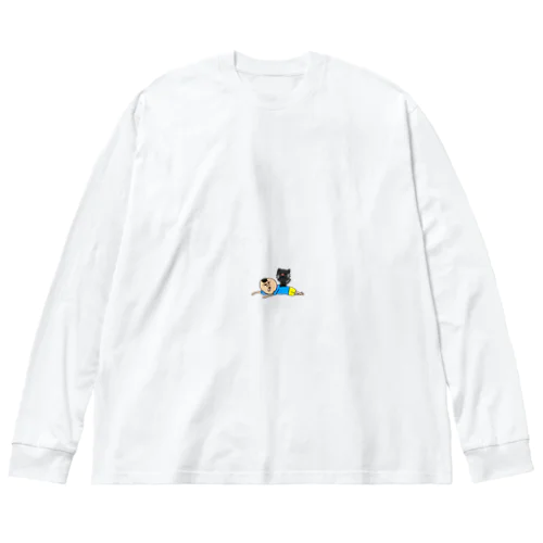 まさをとねぎまの緩すぎるアイテム Big Long Sleeve T-Shirt