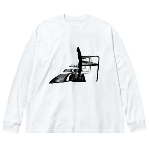 シルエットな椅子と影 Big Long Sleeve T-Shirt