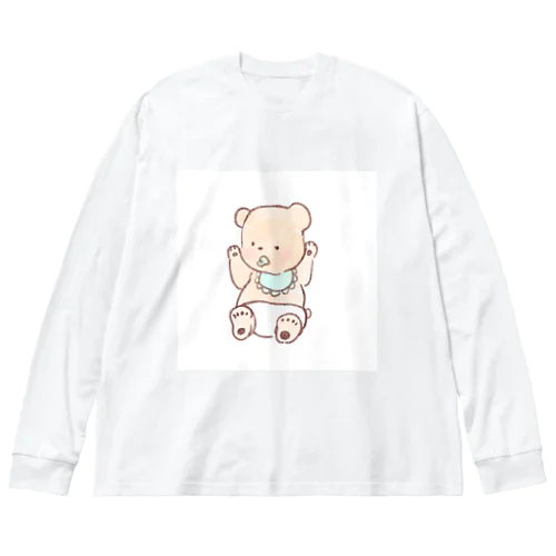 くまのべびたん ビッグシルエットロングスリーブTシャツ