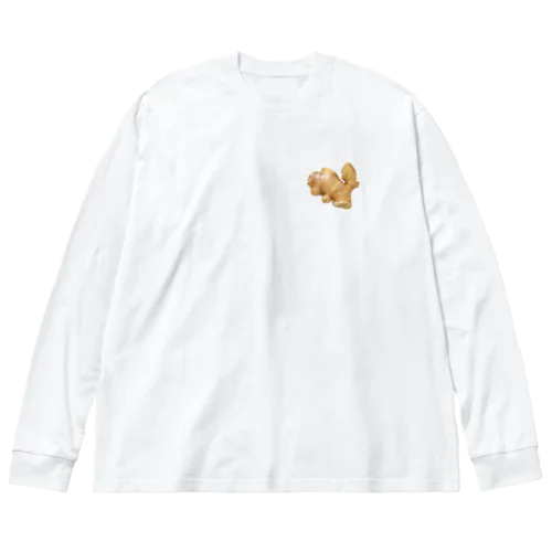 生姜 Big Long Sleeve T-Shirt