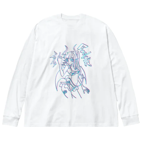 ふぁっきんデビルちゃん ビッグシルエットロングスリーブTシャツ