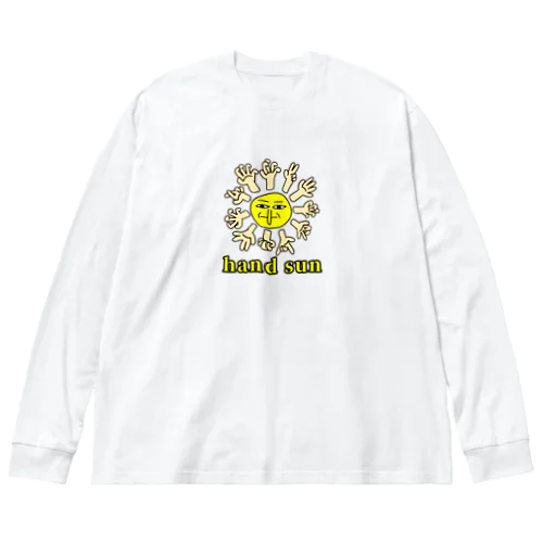 hand sun ビッグシルエットロングスリーブTシャツ