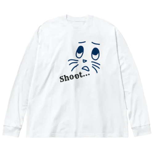 携帯電話5分使えません。 Big Long Sleeve T-Shirt