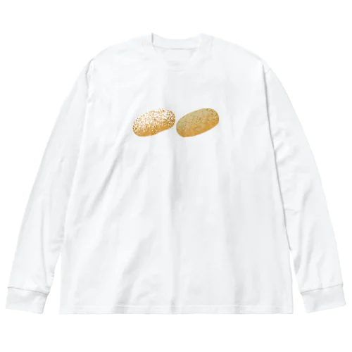 揚げパン ビッグシルエットロングスリーブTシャツ