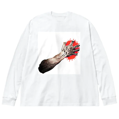 胸に誠意Tシャツ Big Long Sleeve T-Shirt