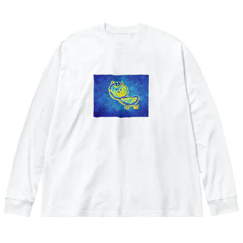 か弱い鳥 ビッグシルエットロングスリーブTシャツ