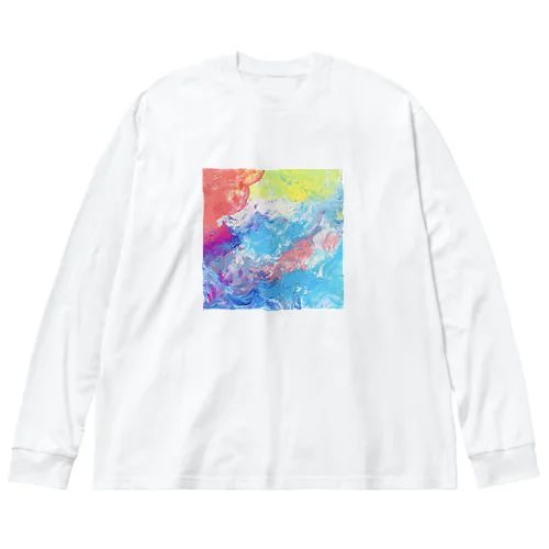 明け方の雲 Big Long Sleeve T-Shirt