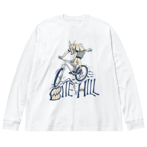 "BITE the HILL" ビッグシルエットロングスリーブTシャツ